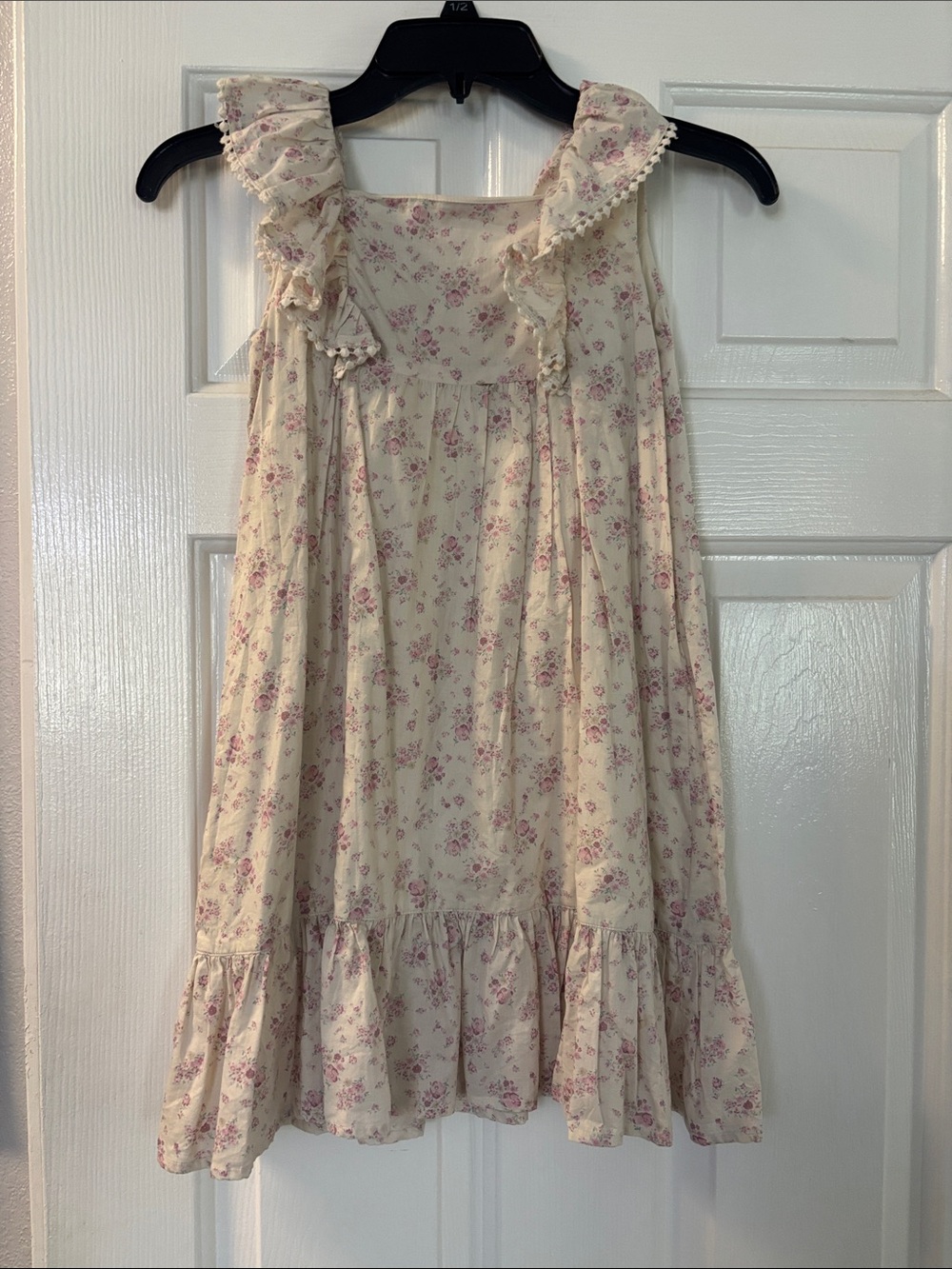 Jamie Kay Cream Dress with Pink Floral Print